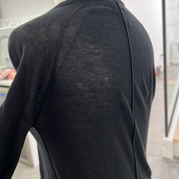 AG Adriano Goldschmied black cardigan sizeXS - Picture 4 of 8